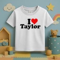 I HEART LOVE TAYLOR Toddler T-Shirt thumb 3
