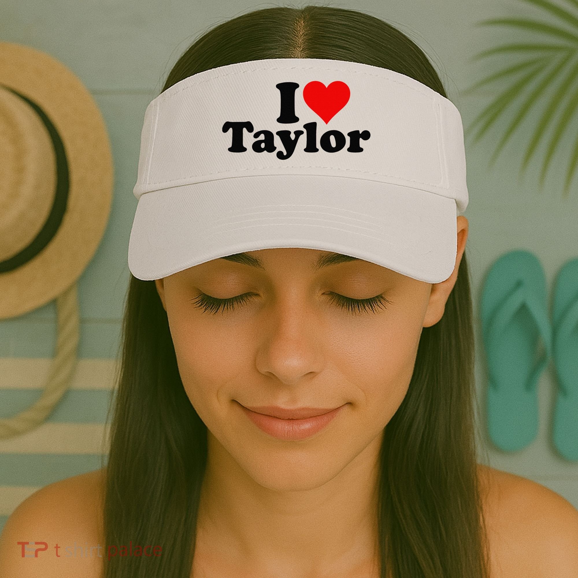 I HEART LOVE TAYLOR Visor