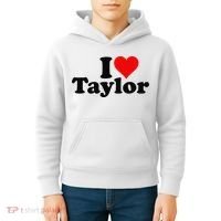 I HEART LOVE TAYLOR Kids Hoodie thumb 4