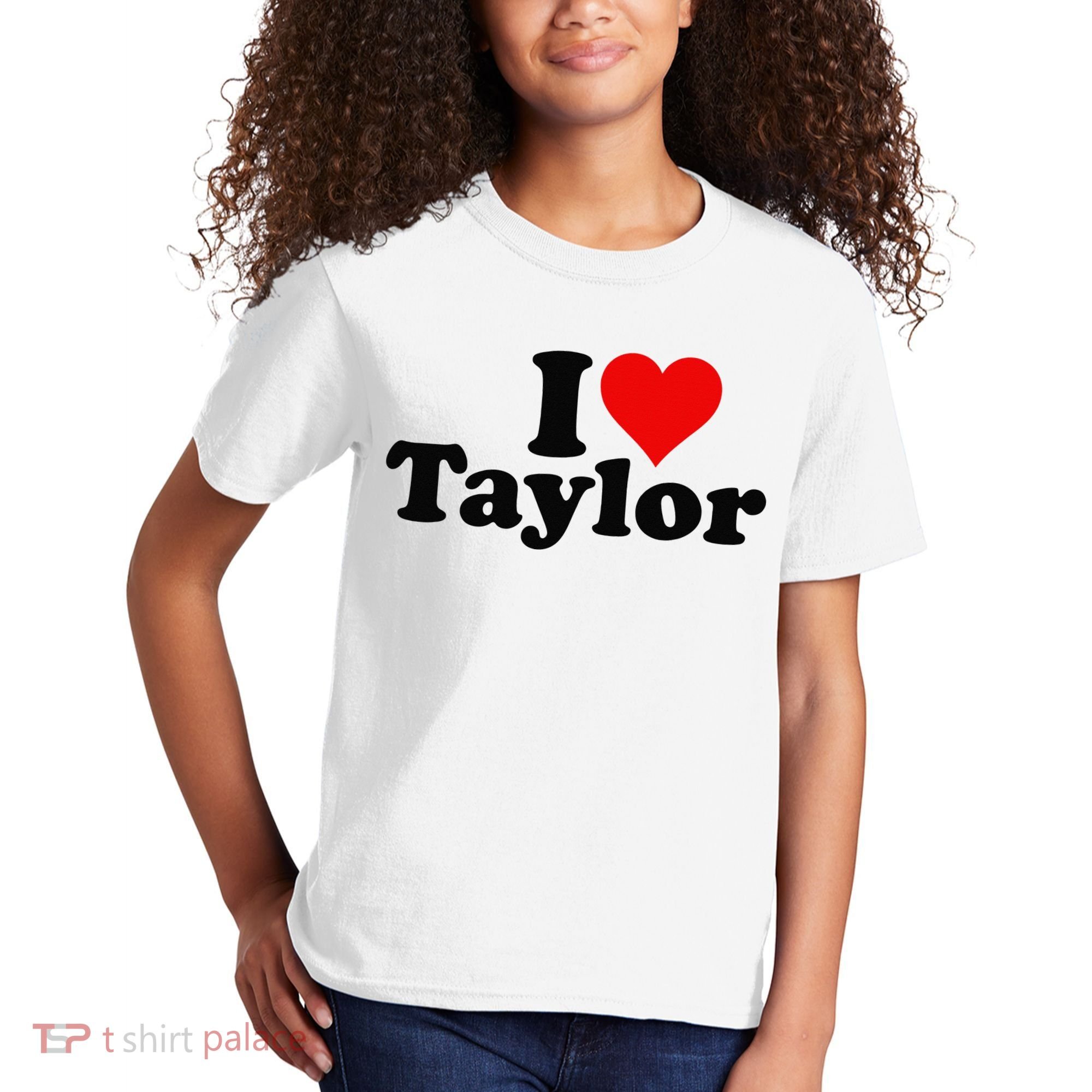 I HEART LOVE TAYLOR Kids T-Shirt