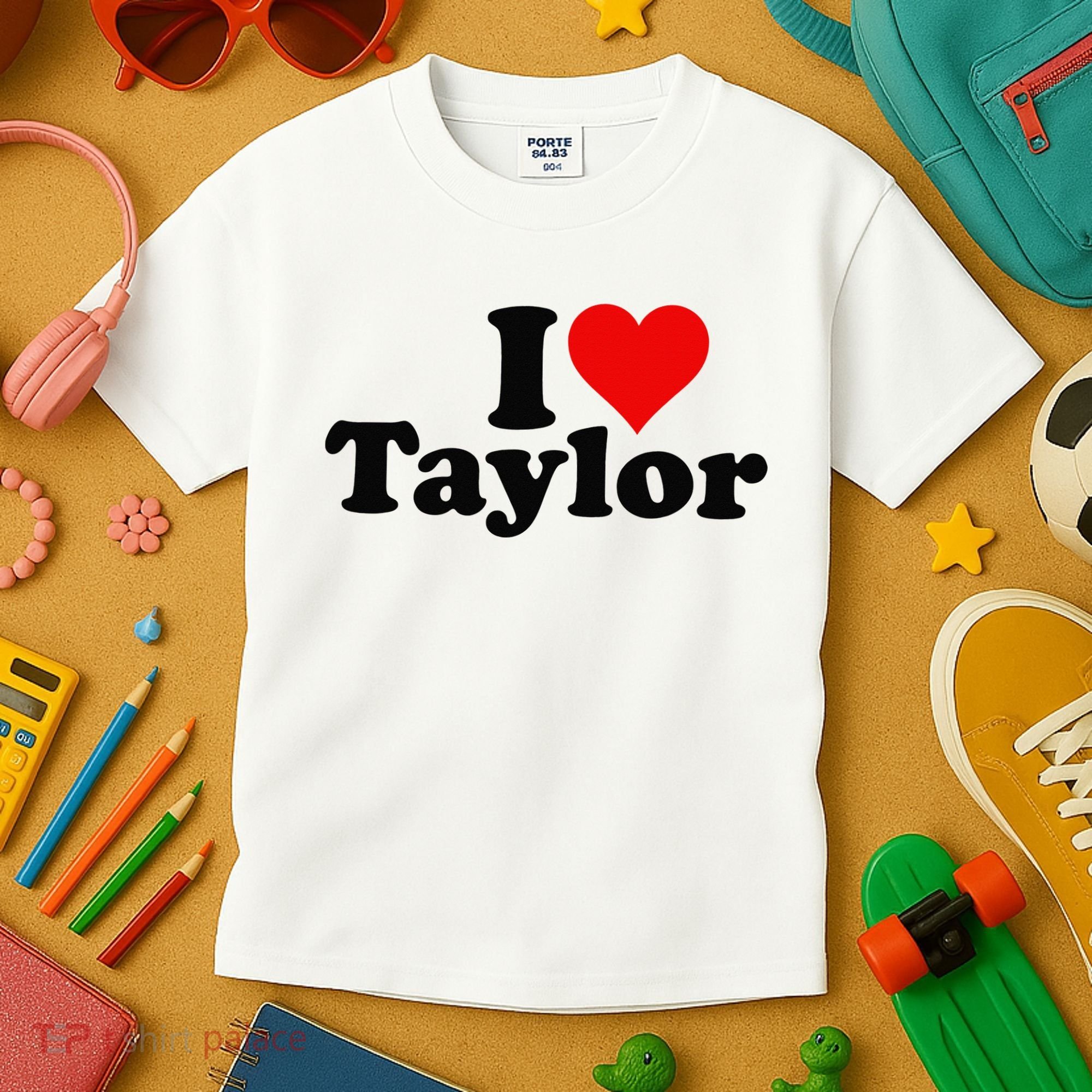 I HEART LOVE TAYLOR Kids T-Shirt