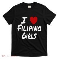 I Heart (Love) Filipino Attraction Asian Preference T-Shirt thumb 0