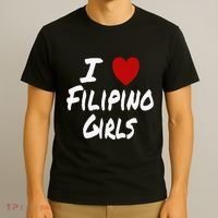 I Heart (Love) Filipino Attraction Asian Preference T-Shirt thumb 3