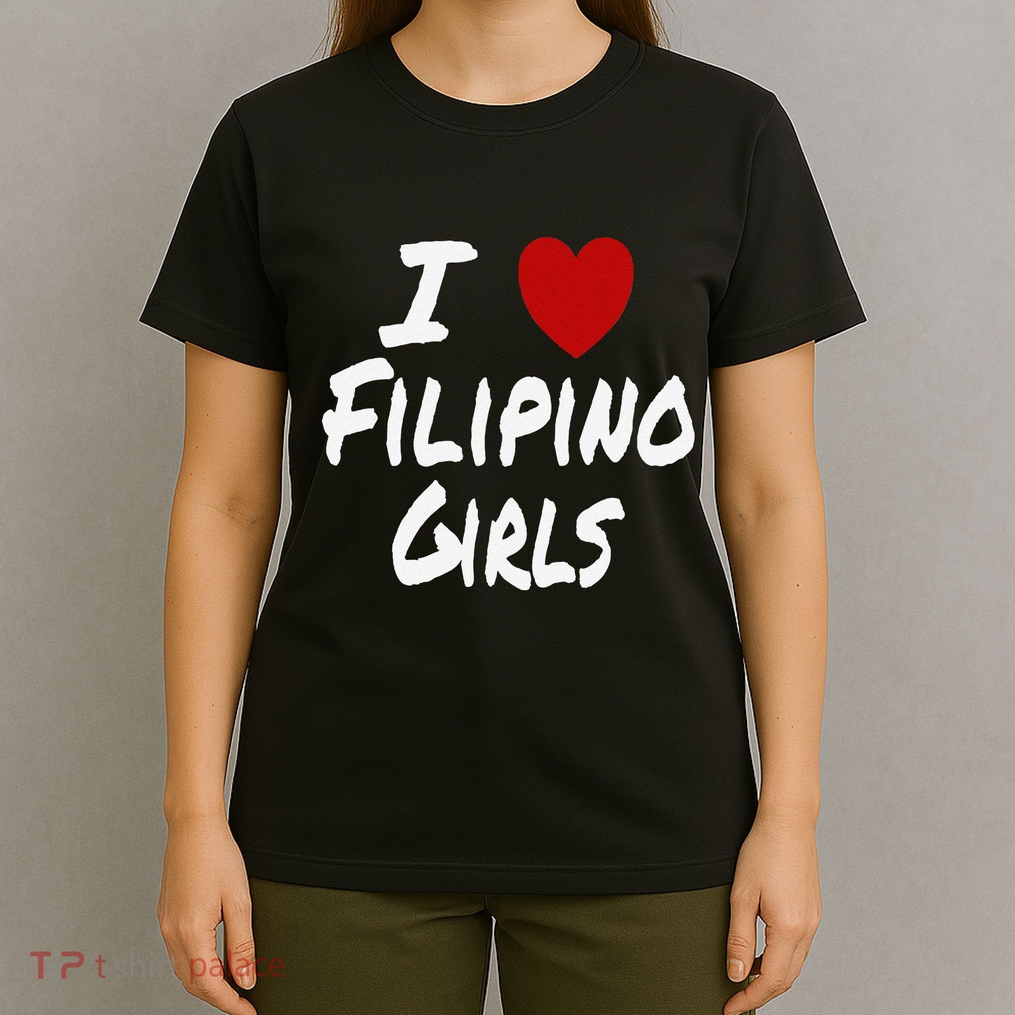 I Heart (Love) Filipino Attraction Asian Preference T-Shirt