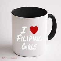 I Heart (Love) Filipino Attraction Asian Preference Coffee Mug thumb 1