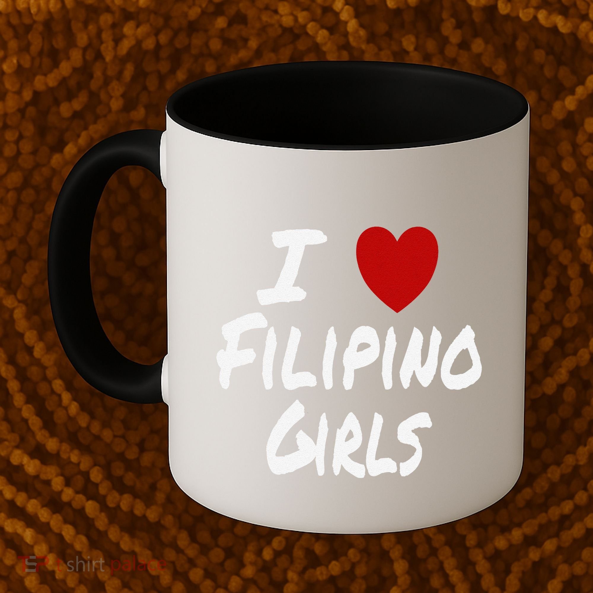 I Heart (Love) Filipino Attraction Asian Preference Coffee Mug