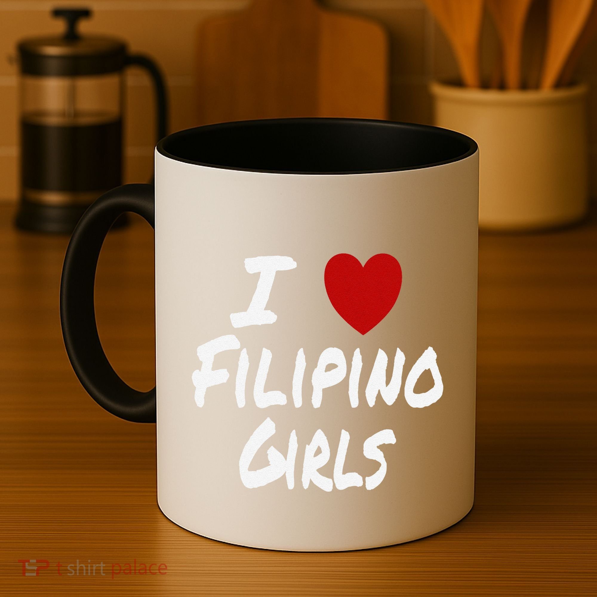 I Heart (Love) Filipino Attraction Asian Preference Coffee Mug
