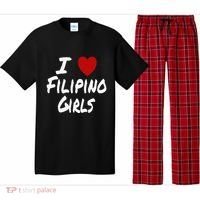 I Heart (Love) Filipino Attraction Asian Preference Pajama Set thumb 0