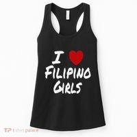 I Heart (Love) Filipino Attraction Asian Preference Women's Tank Top thumb 0