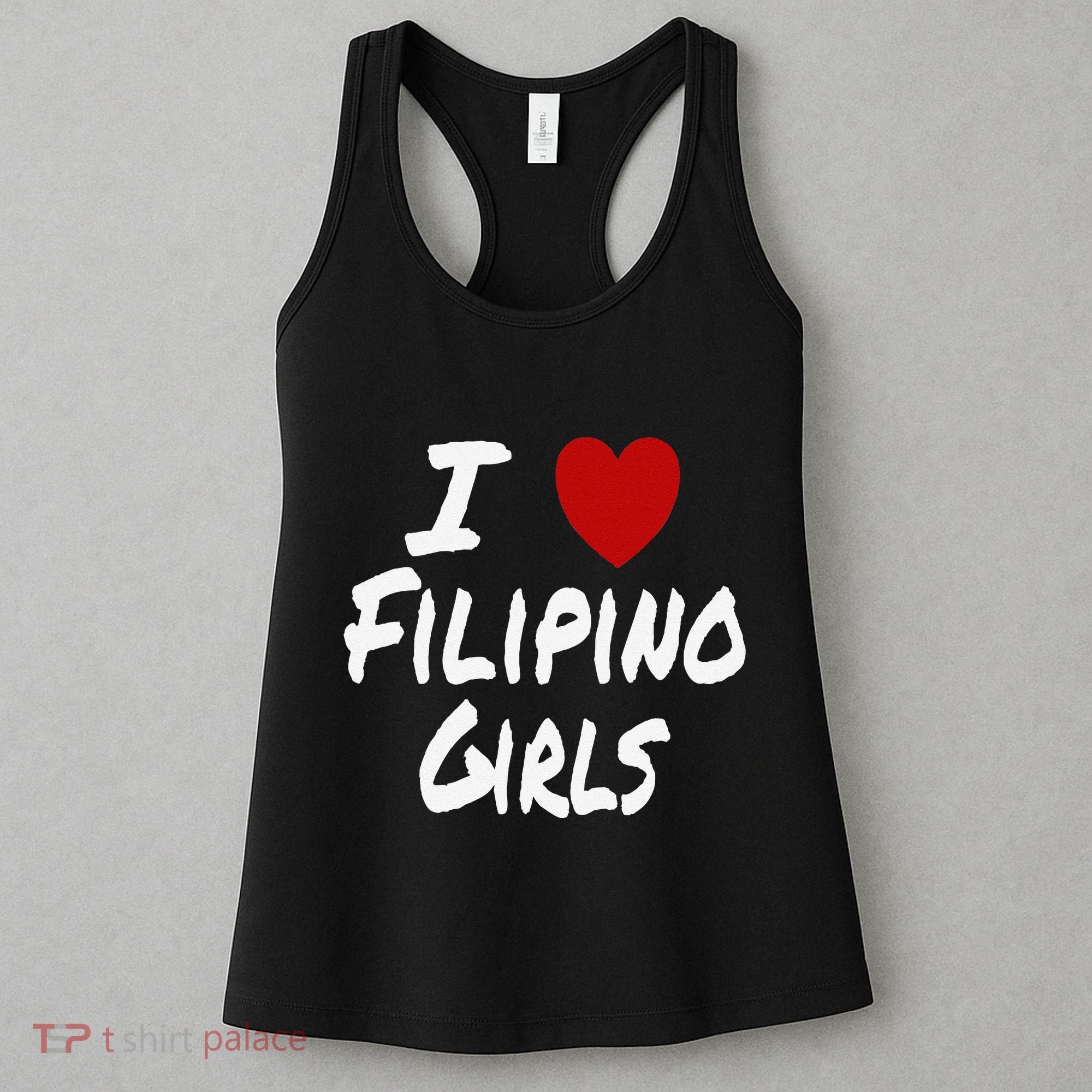 I Heart (Love) Filipino Attraction Asian Preference Women's Tank Top