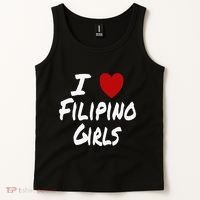 I Heart (Love) Filipino Attraction Asian Preference Tank Top thumb 2