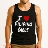 I Heart (Love) Filipino Attraction Asian Preference Tank Top thumb 3
