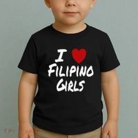 I Heart (Love) Filipino Attraction Asian Preference Toddler T-Shirt thumb 2
