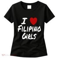 I Heart (Love) Filipino Attraction Asian Preference Women's T-Shirt thumb 0