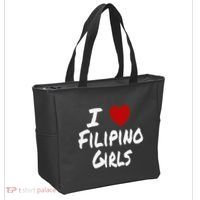 I Heart (Love) Filipino Attraction Asian Preference Tote Bag thumb 2