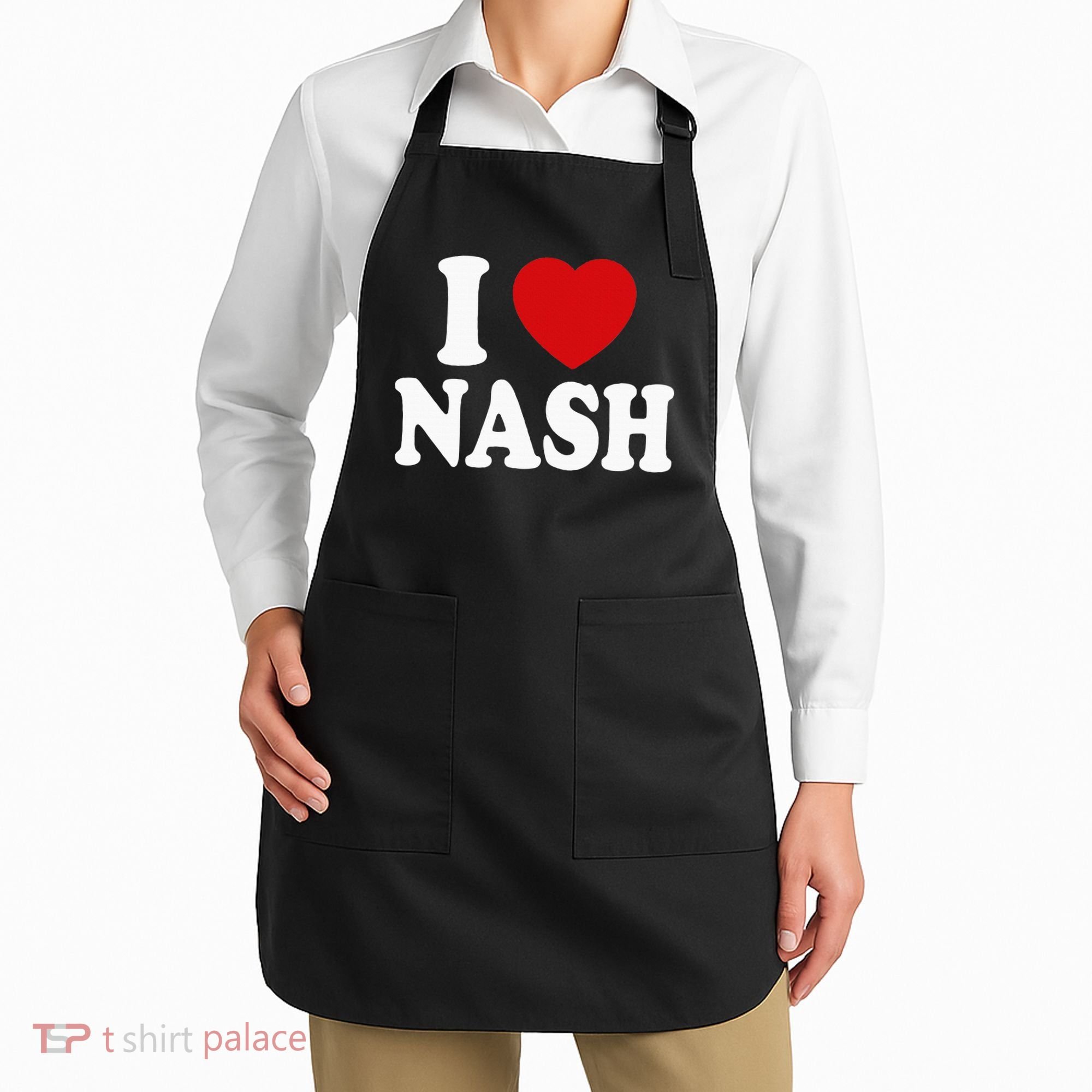 I Heart Love Nash Apron