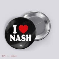 I Heart Love Nash Button thumb 0