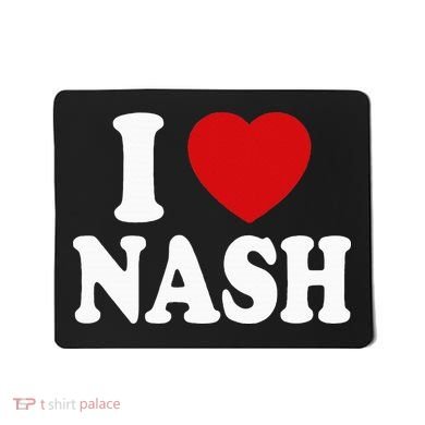 I Heart Love Nash Mousepad