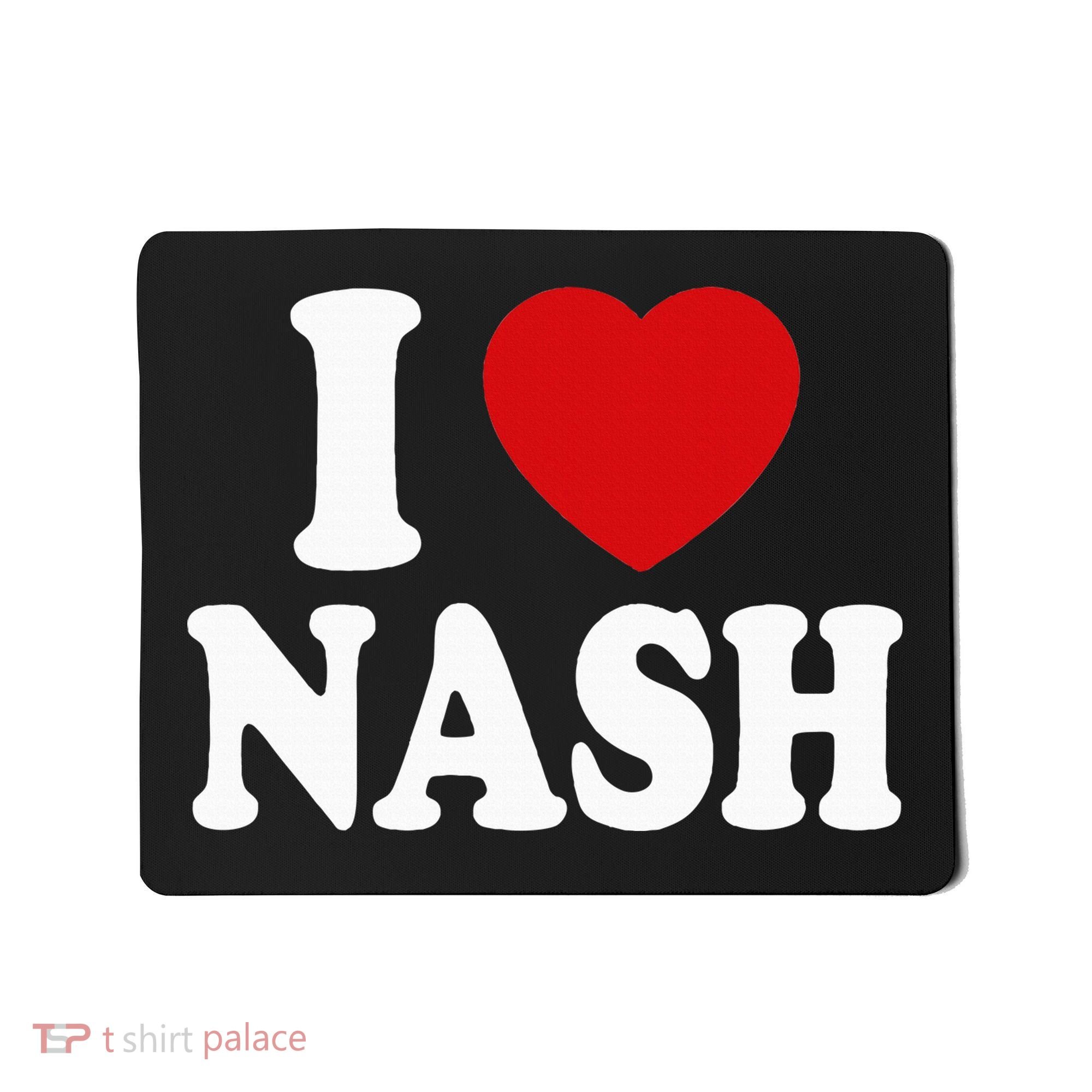I Heart Love Nash Mousepad