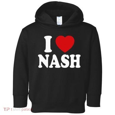 I Heart Love Nash Toddler Hoodie
