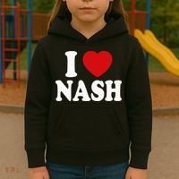 I Heart Love Nash Kids Hoodie thumb 3