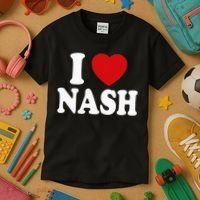 I Heart Love Nash Kids T-Shirt thumb 3