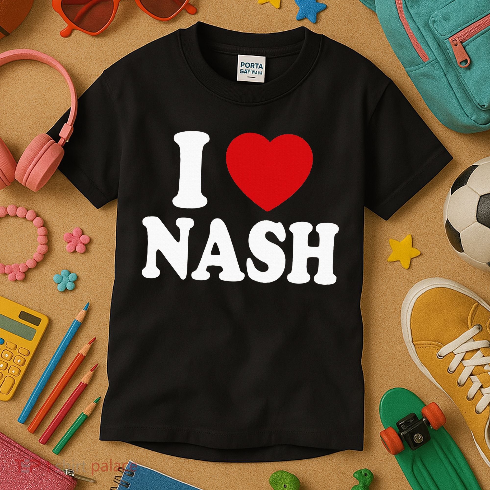 I Heart Love Nash Kids T-Shirt