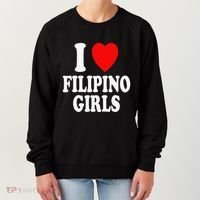 I Heart (Love) Filipino Attraction Asian Preference Women's Sweatshirt thumb 0