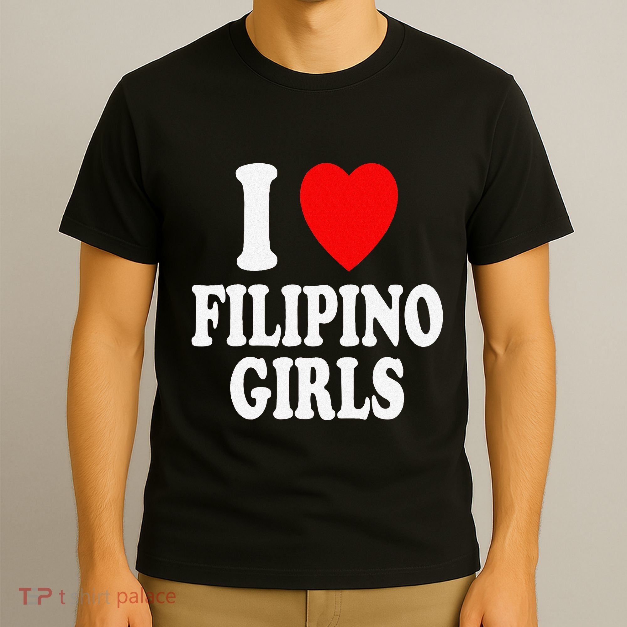 I Heart (Love) Filipino Attraction Asian Preference T-Shirt