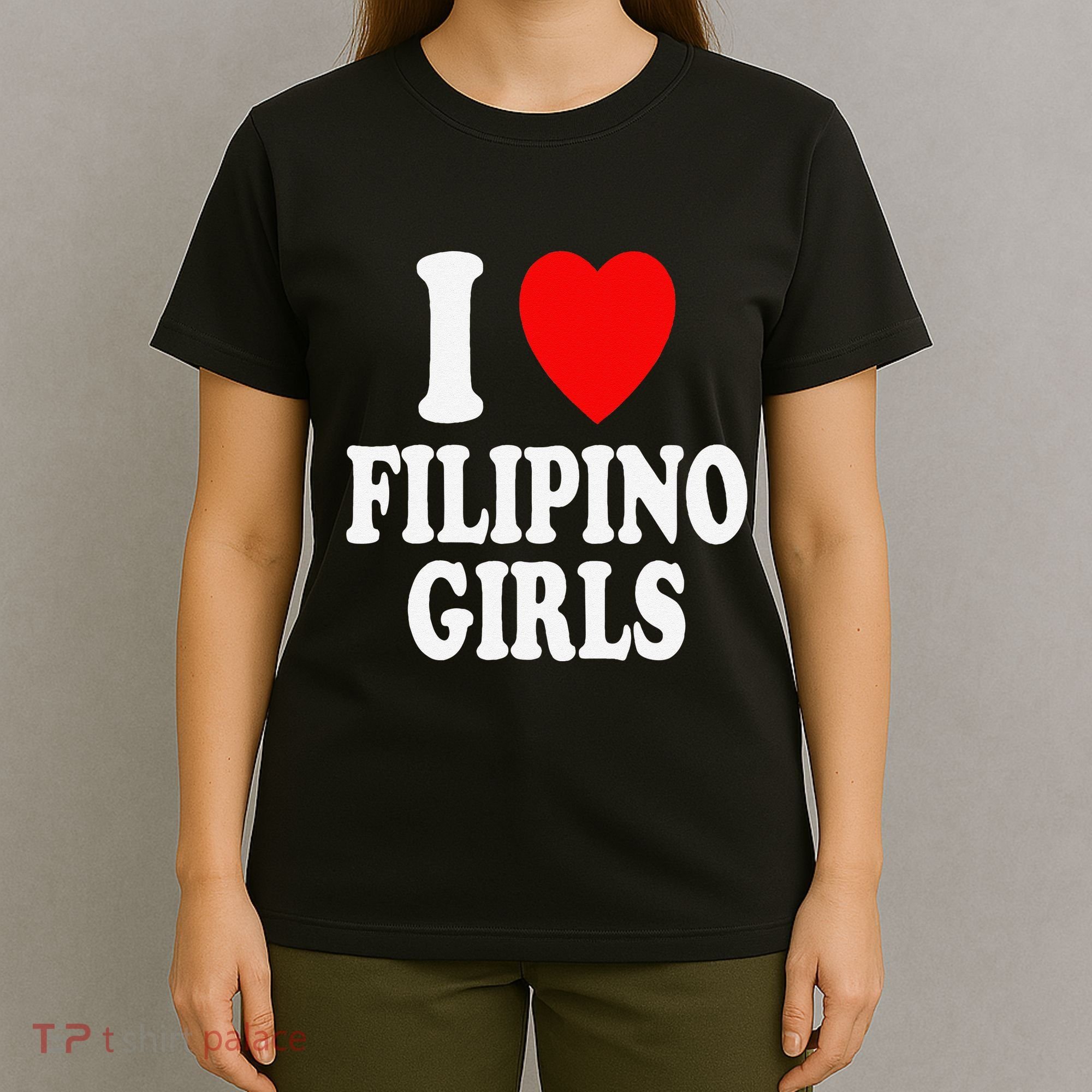 I Heart (Love) Filipino Attraction Asian Preference T-Shirt