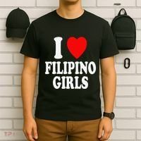 I Heart (Love) Filipino Attraction Asian Preference T-Shirt thumb 6