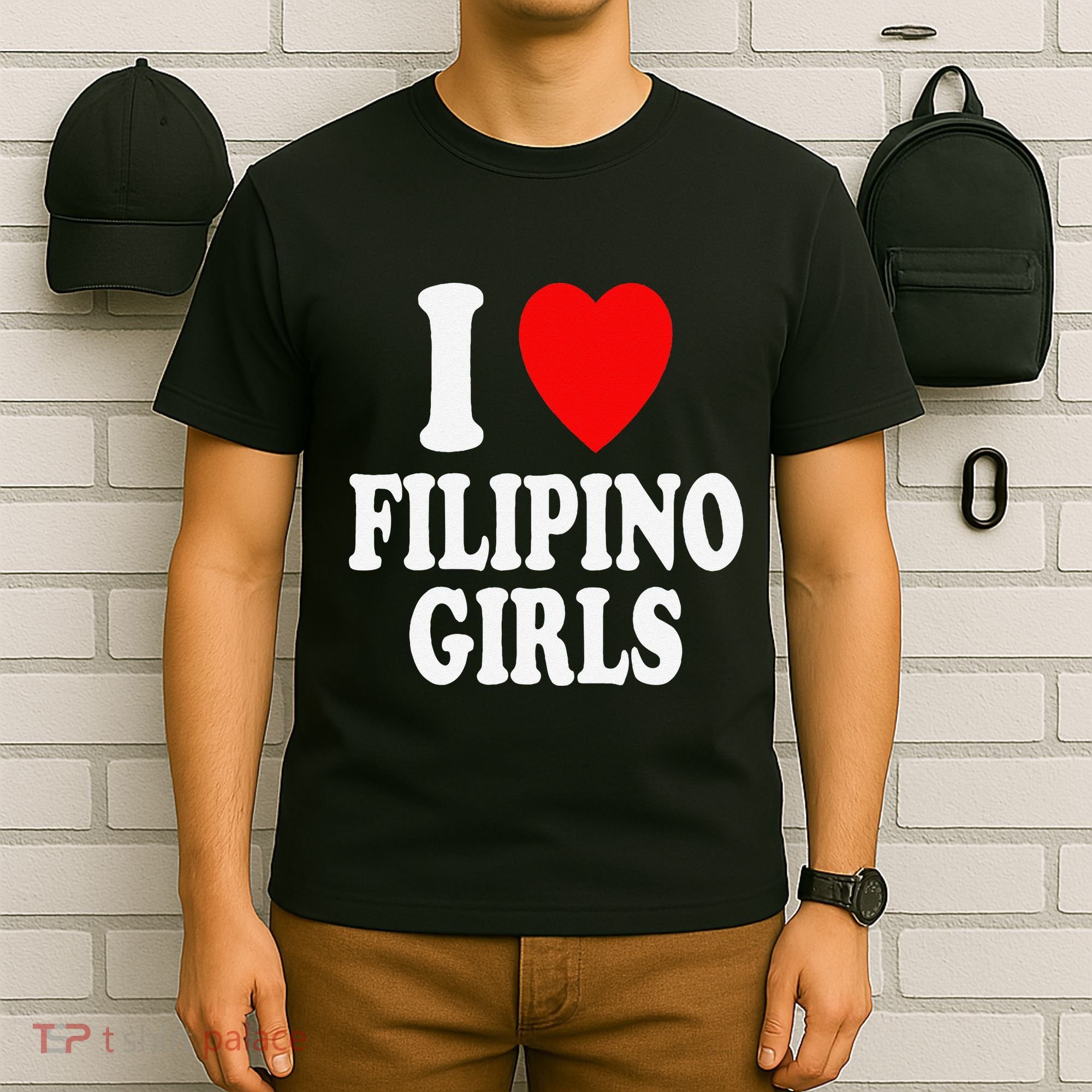 I Heart (Love) Filipino Attraction Asian Preference T-Shirt