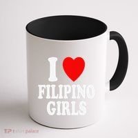 I Heart (Love) Filipino Attraction Asian Preference Coffee Mug thumb 1