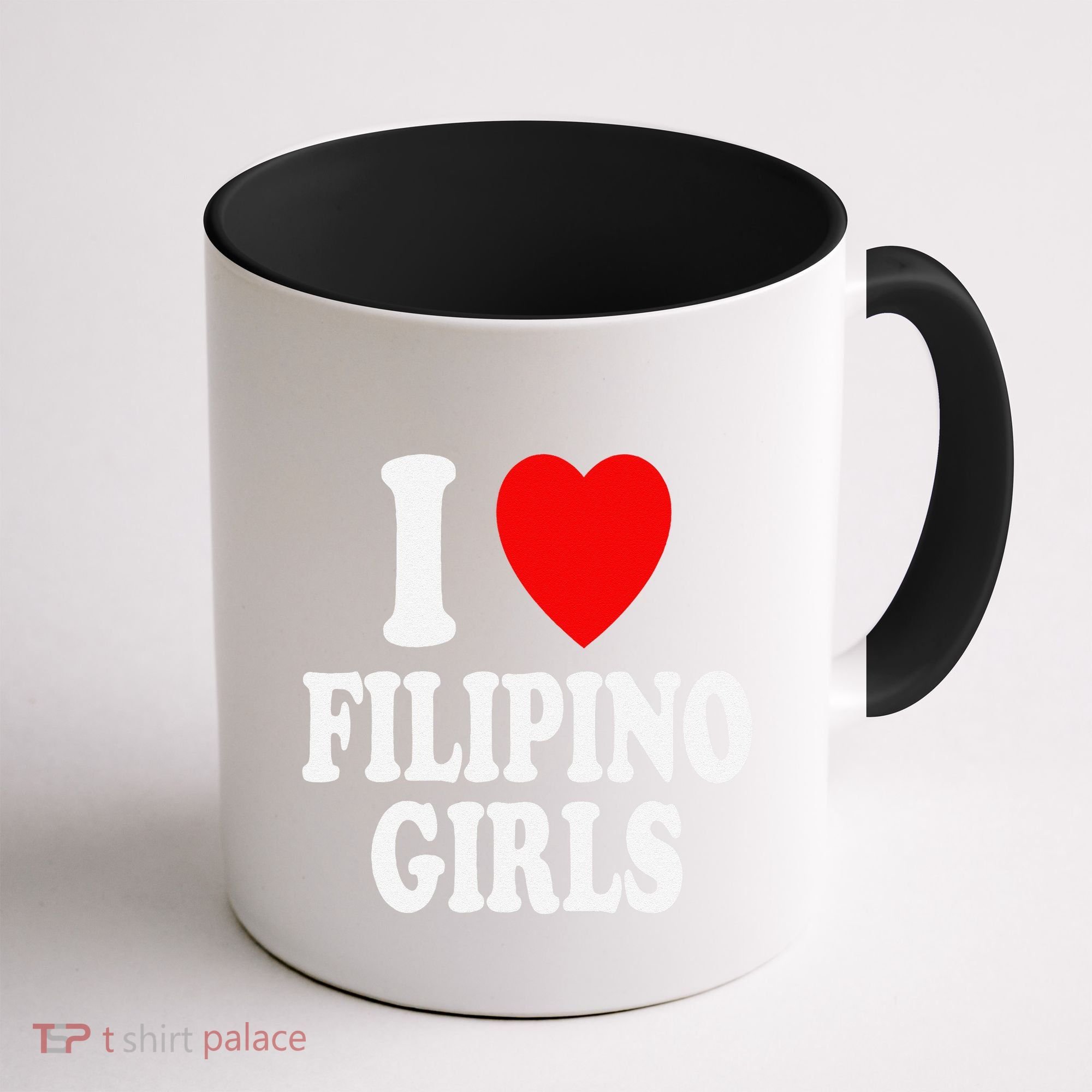I Heart (Love) Filipino Attraction Asian Preference Coffee Mug