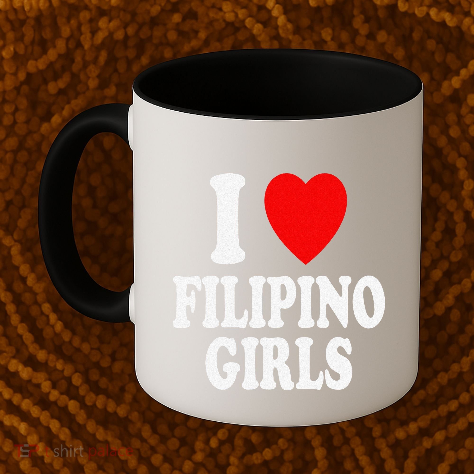 I Heart (Love) Filipino Attraction Asian Preference Coffee Mug