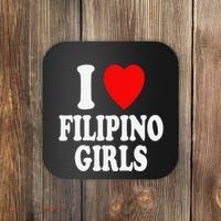 I Heart (Love) Filipino Attraction Asian Preference Coaster thumb 0