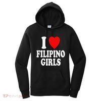 I Heart (Love) Filipino Attraction Asian Preference Women's Hoodie thumb 0