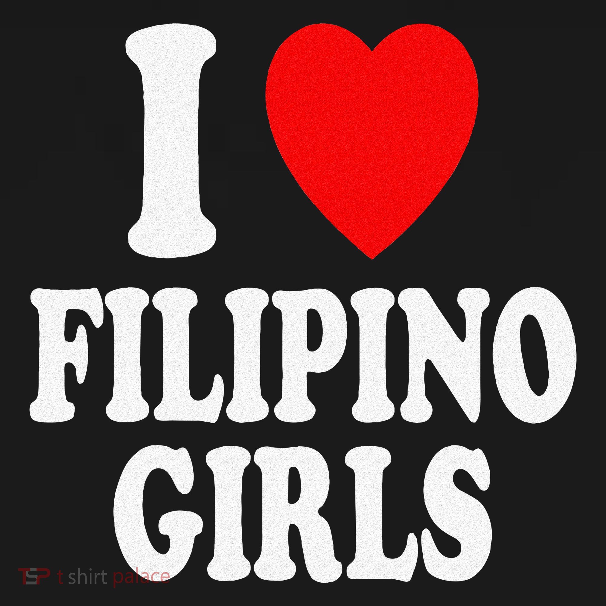 I Heart (Love) Filipino Attraction Asian Preference Women's Hoodie