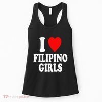 I Heart (Love) Filipino Attraction Asian Preference Women's Tank Top thumb 0