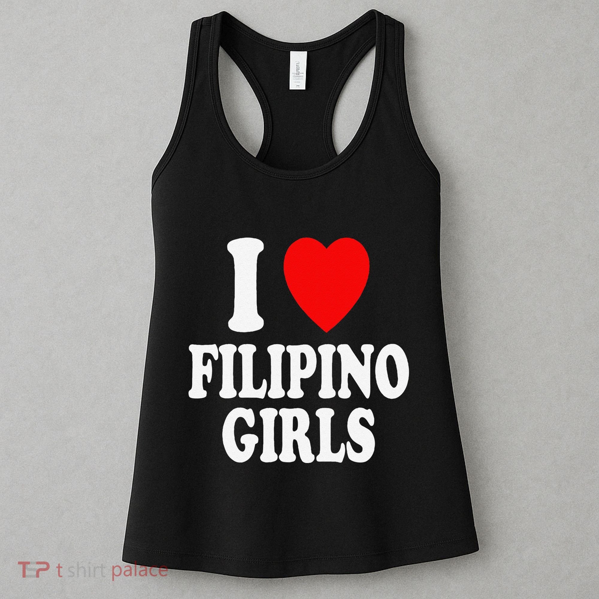 I Heart (Love) Filipino Attraction Asian Preference Women's Tank Top