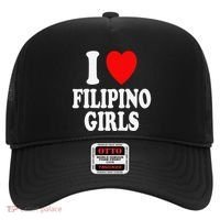 I Heart (Love) Filipino Attraction Asian Preference Hat thumb 0