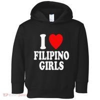 I Heart (Love) Filipino Attraction Asian Preference Toddler Hoodie thumb 0