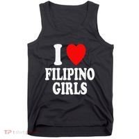 I Heart (Love) Filipino Attraction Asian Preference Tank Top thumb 0