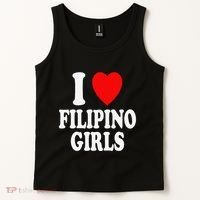 I Heart (Love) Filipino Attraction Asian Preference Tank Top thumb 2