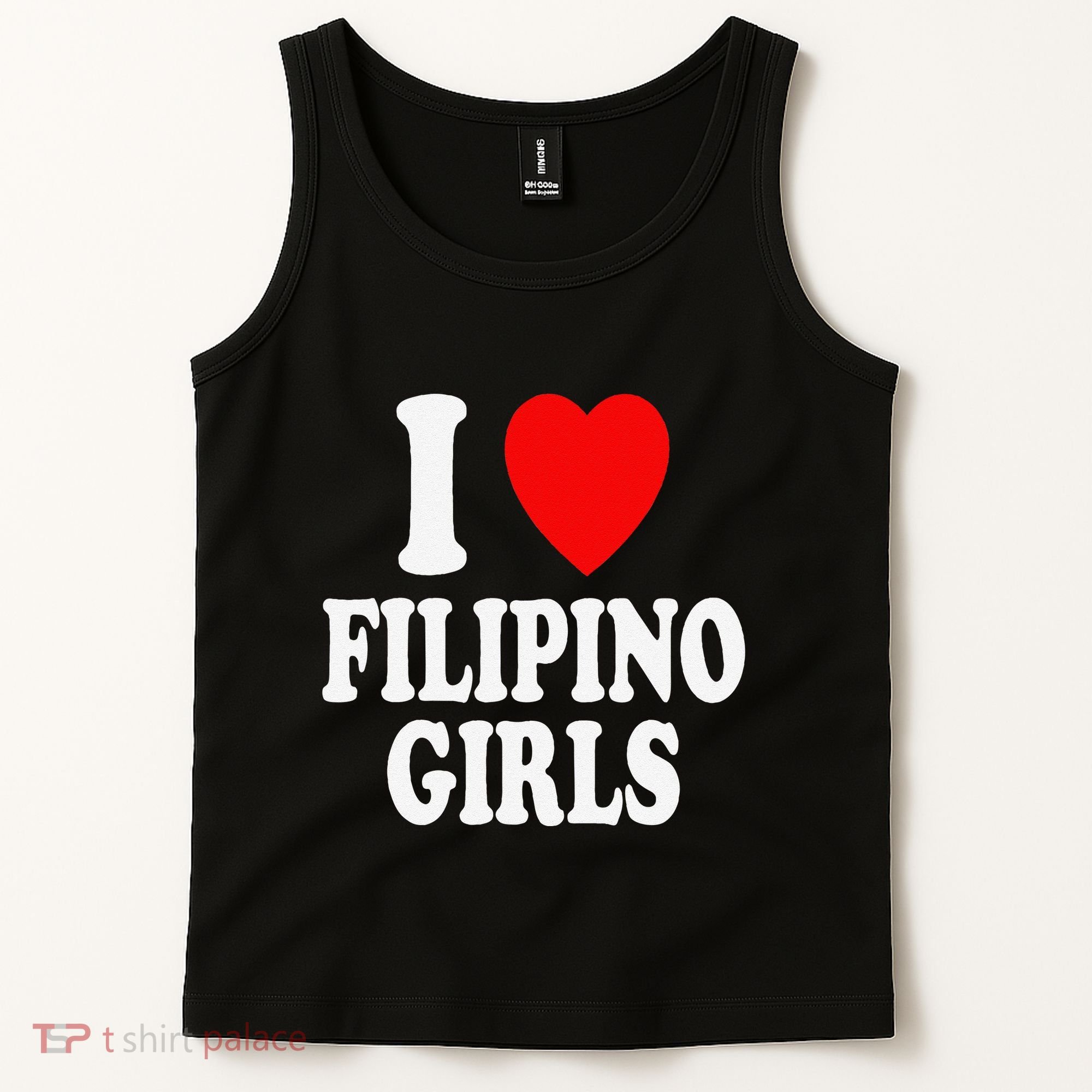I Heart (Love) Filipino Attraction Asian Preference Tank Top