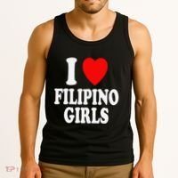 I Heart (Love) Filipino Attraction Asian Preference Tank Top thumb 3