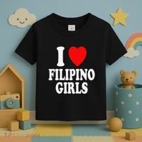 I Heart (Love) Filipino Attraction Asian Preference Toddler T-Shirt thumb 3