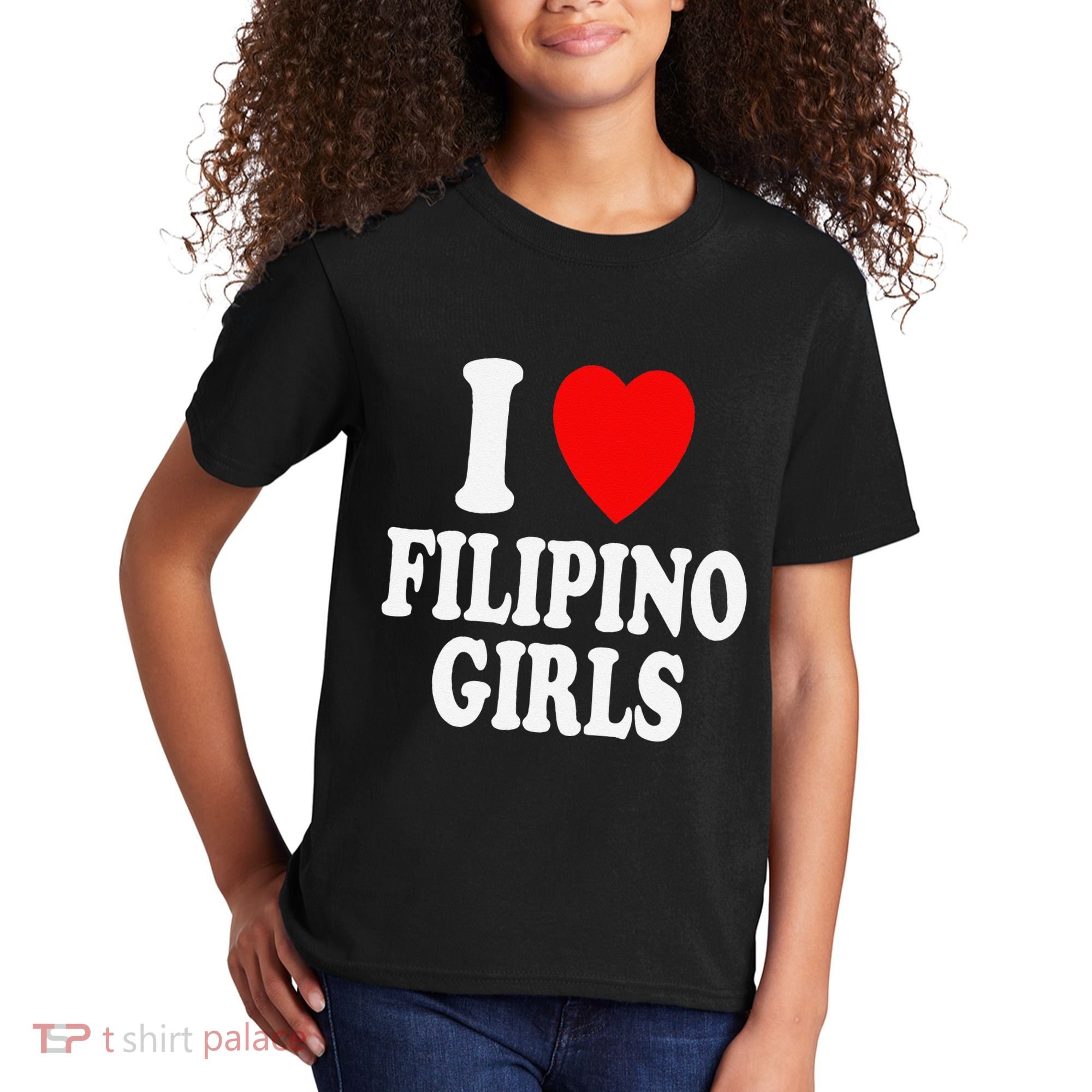 I Heart (Love) Filipino Attraction Asian Preference Kids T-Shirt
