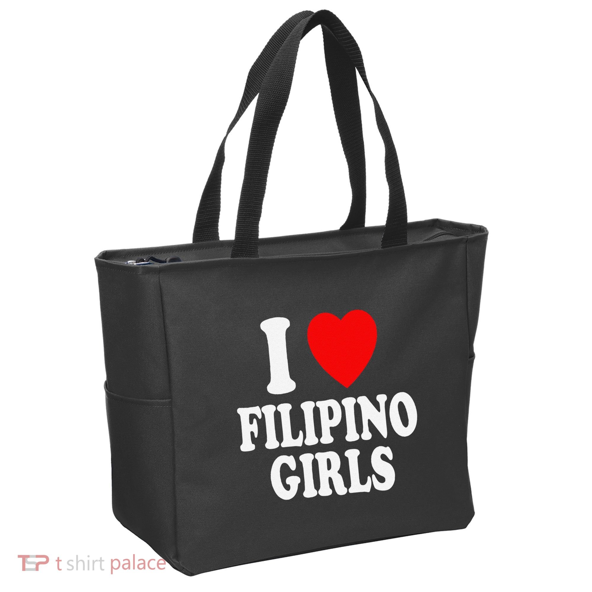 I Heart (Love) Filipino Attraction Asian Preference Tote Bag