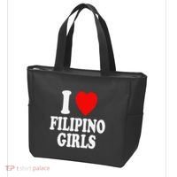 I Heart (Love) Filipino Attraction Asian Preference Tote Bag thumb 3